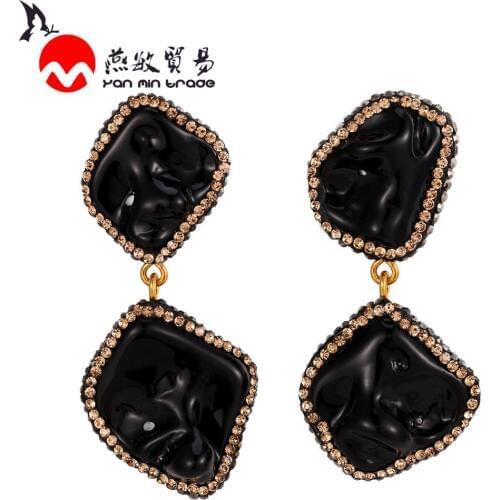 New Fashion Irregular Earrings For Women Zinc Alloy Synthetic shell Earrings Jewelry 2020 Hot Wedding Party Indian jewelry