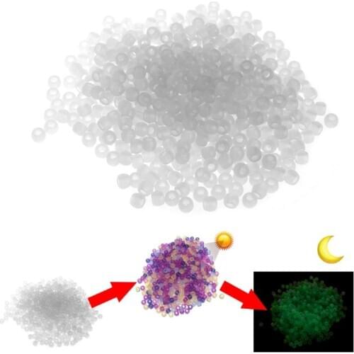 1000Pcs UV Bead Color Change UV Reactive Plastic Pony Beads Glows in Dark Beads X7YC