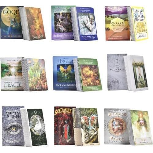 25 Designs Tarot Cards Full English Oracle Card Table Deck Games For Party Playing Card Board Game Guidance Divination Fate Game