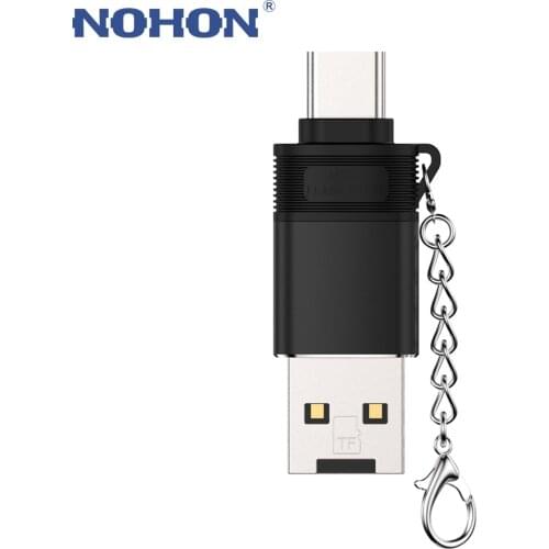 3in1 SD Card Reader USB C to USB Camera U Disk OTG Adapter For Samsung S20 Huawei Xiaomi mi Note 9 Keyboard Mouse Type Converter