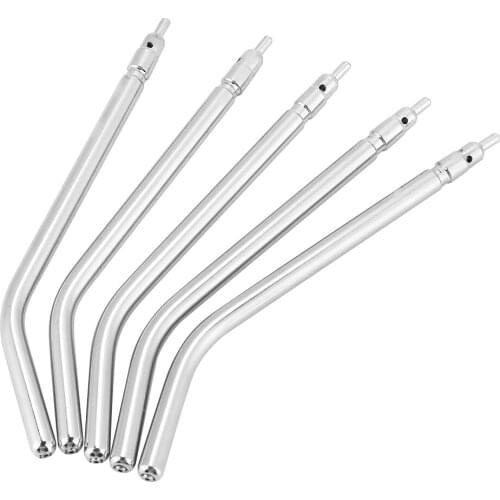 50Pcs Autoclavable Metal Nozzles Tips Tube for 3 Way Dental Air Water Spray Syringe