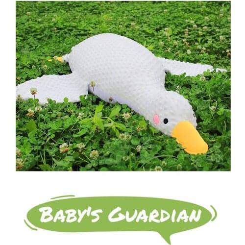 Big White Goose Stuffed Animal Plush Toy Pillow, Soft Baby Soothing Pillow for Nursery/Kids, for Childrens Day, Women Families