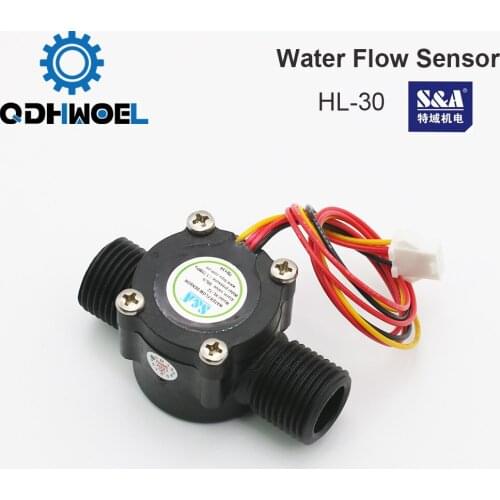 Water Flow Switch Sensor HL-30 for S&A Chiller for CO2 Laser Engraving Cutting Machine
