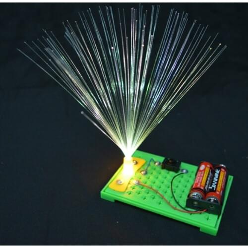 Kids Science Experiment Kits Colorful Fiber Optic Lights Educational Toy DIY