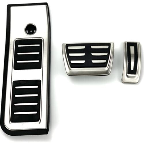 For Audi New A6 C8 Type 4K ab 2018-2020 Fuel Brake Foot Rest pedals Plate Accelerator Brake Pedal Pads Car Styling