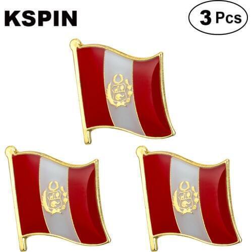 Peru Lapel Pin Brooches Pins Flag badge Brooch Badges