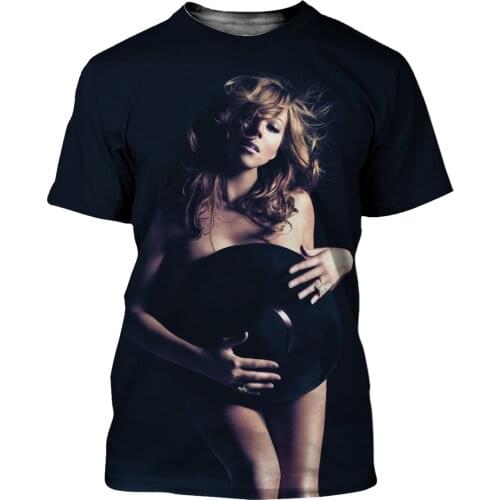 Mariah Carey Men/women New Fashion Cool 3D Printed T-shirts Casual Harajuku Style Tshirt Streetwear Tops Dropshipping