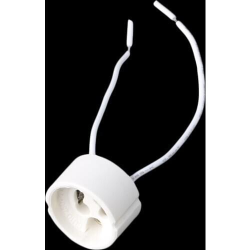GU10 Socket LED Bulb Halogen Lamp Holder Base Ceramic Wire Connector