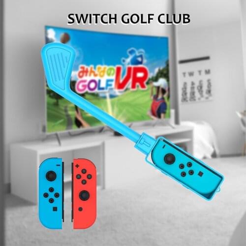 Game Golf Clubs for Switch Somatosensory Game Grip Somatosensory Cue with Left and Right Handles