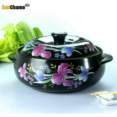 Korean Lily Soup Pot Rice Vermicelli Casserole Casserole Braised Chicken Stew Ceramic Pot Medicine Pot