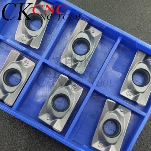 Square shoulder milling blade APMT1604PDER K BP1125 R0.8 plane milling cutter blade 90 right angle APMT1604 for carbon steel