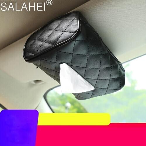 Multifunctional Car Tissue Box Car Case Napkin Styling Tissue Box Holder For Car Chair Back Span Interior Accessories