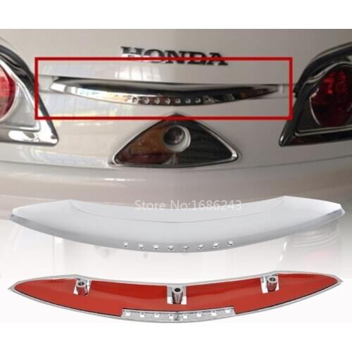 Motorcycle ABS Chrome Trunk Handle Trim Cover Decorative Accessories For Honda Gold Wing 1800 GL1800 2001-2011