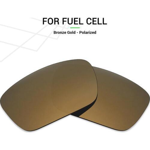 Mryok Anti-Scratch POLARIZED Replacement Lenses for Oakley Fuel Cell Sunglasses Bronze Gold