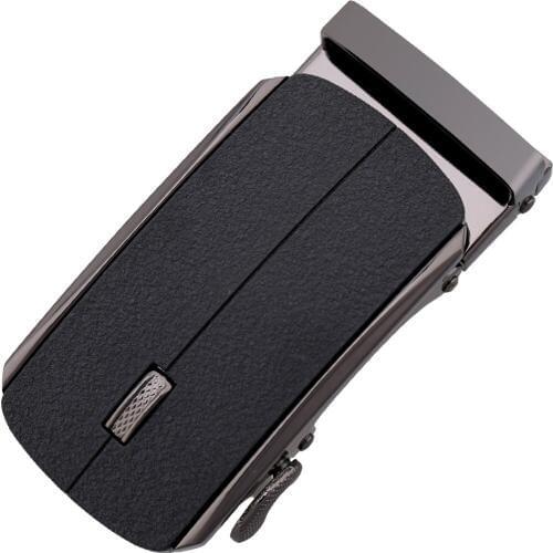 3.5cm Automatic Buckle Men Belt Genuine Leather Cow Luxury Strap Male Belt Business Male Brand Black Fashion Belts Buckle Head