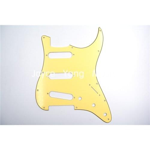 Niko Cream 3 PLY SSS Electric Guitar Pickguard For Fender Strat Style Electric Guitar Free Shipping Wholesales