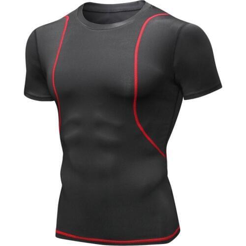 Sport Shirt Men Tops Tees Running Shirts Mens Gym Sports Fitness T-Shirt Quick Dry running cycling