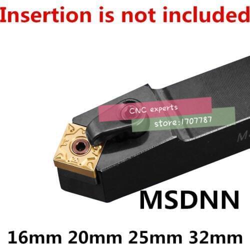 1PCS MSDNN1616H12 MSDNN2020K12 MSDNN2525M12 MSDNN2525M15 MSDNN3232P12 MSDNN3232P15 CNC Lathe Tools External Turning Tool Holder