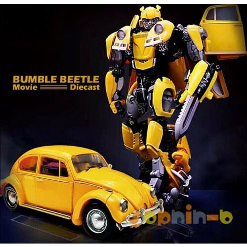 Transformed Black Mamba SS18 Bumble Beetle Enlarge Movie Version Bee Hornet Robot Figure Toys