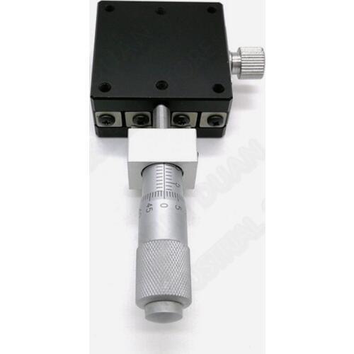 X Axis 40*40mm Manual Displacement Trimming Platform Linear Stage Sliding Table Mini High Precision Mini LGX40-C