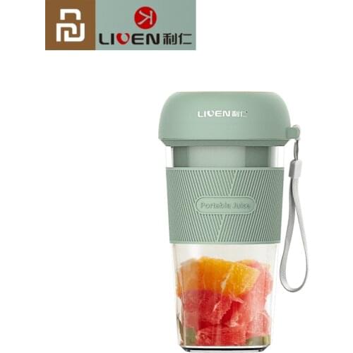 Youpin Liven Portable Electric Juicer Cup 300ml Fruit Vegetable Blend Juicing Stainless Steel Cutter Head Rechargeable Juicer