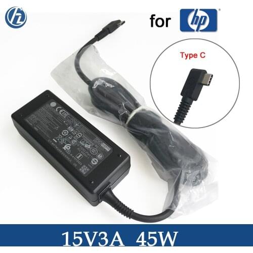 45W Type C Charger 15V 3A USB C Laptop Ac Adapter V5Y26AA For HP Spectre x360 13,Elite x2 1012 TPN-CA01 TPN-LA07 Pavilion 12-B