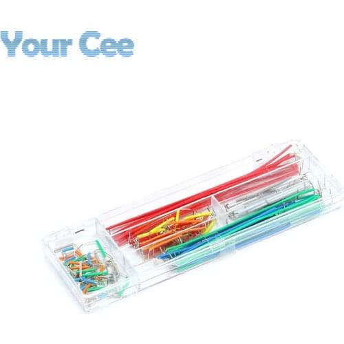 140 pcs U Shape Shield Solderless Breadboard Jumper Cable Wire Kit for Arduino DIY