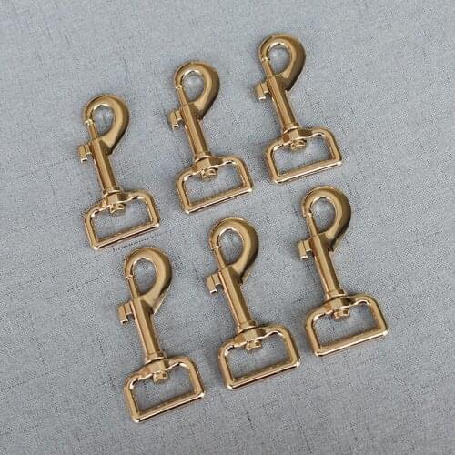 20 Pieces 25mm Gold Metal Clasps Lobster for Strap Bag Buckles Dog Collar Keychain Swivel Trigger Clips Snap Hook DIY