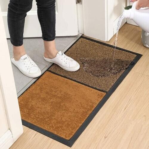 Antislip Home School Office Door Floor Mat Entrance Shoe Cleaning Pad Rug Carpet Rectangle Shape Anti-Slip Durable
