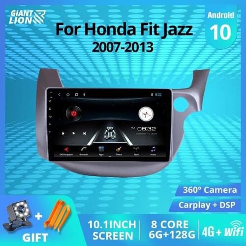 2DIN Android 9.0 Car Radio For Honda Fit Jazz 2007-2013 Car Multimedia Video Player Car Stereo Gps Navigation 2DIN DVD Player