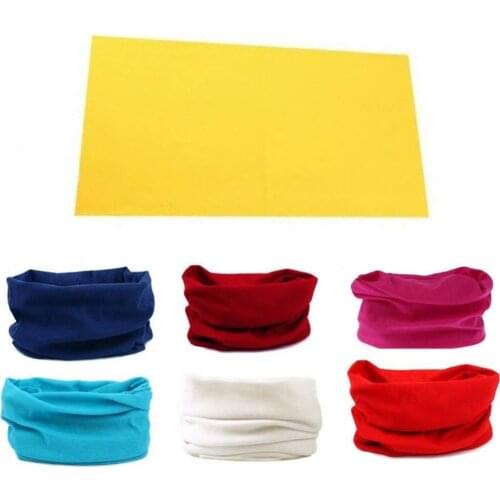 Bandanas Solid Color Cycling Magic Cover Scarf Outdoor Headband Sunshade Hiking Fishing Bandana Sports Man Bandanas 25*50cm