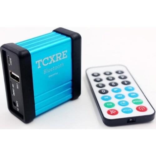 DC 5V Wireless Receiver 3.5mm Jack Bluetooth-compatible Audio Music Receiver Adapter Car Aux for Speaker Headphone with remote