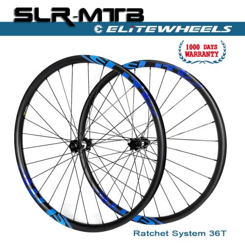 ELITEWHEELS 29er PRO MTB Carbon Wheels XC AM Hookless Asymmetric Rims MS HG XD Ratchet System 36T For Mountain All Bike Cycling