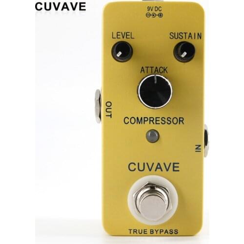 CUVAVE Guitar Single Block Effector COMPRESSOR/Recording Loop/Delay/Effector Guitar Accessories