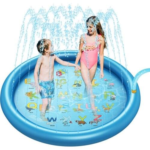 Hot Selling Water Games Mat 170cm Lawn Spray Water Cushion Beach Pad Sprinkler for Outdoor