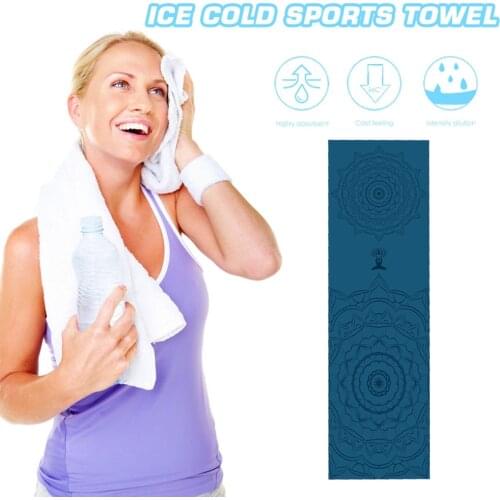 Yoga Blanket Mat Cover Towel Gym Non-slip Towels Printed Microfiber Outdoor Fitness Sports Travel Quick-drying Cushion Pilates