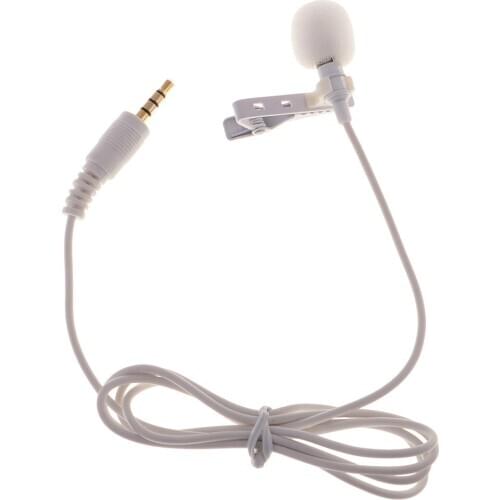 3.5mm Mic Microphone with Tie Collar Clip for IPad Lectures Teaching