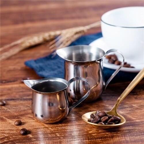 Mini 60/90/150ml Stainless Steel Milk Frothing Pitcher Espresso Coffee Barista Latte Cappuccino Milk Cream Cup Frothing Jug