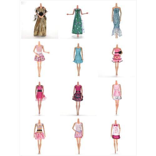 Multi Layers Handmade Elegant Wedding Princess Dress Skirt For Doll Floral Doll Dress Clothes Clothing Dolls Accessories