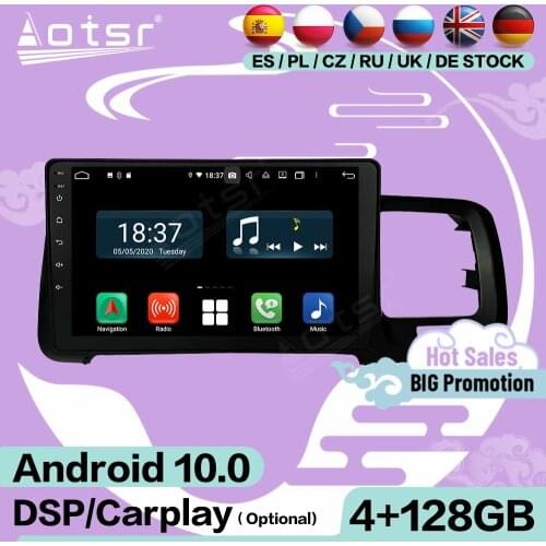 2 Din Multimedia Stereo Android 10 Video Player For Volvo S60 2011 2012 2013 2014 2015 2016 2017 2018 Radio Receiver Head Unit