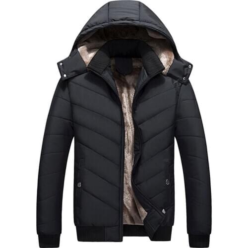 Daddy Clothes New Style Winter Korean-style Cotton-padded Clothes Mens Warm Cotton-padded Clothes Mens Thick Cotton-padded