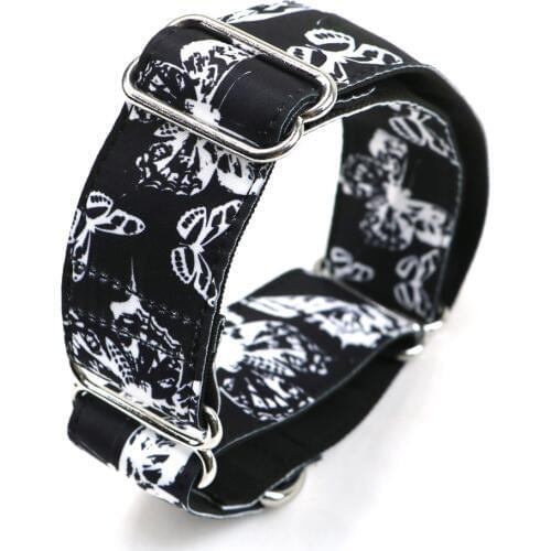 Greyhound collar Saluki Whippet Lurcher martingale dog collar 3.8cm Wide Necklaces