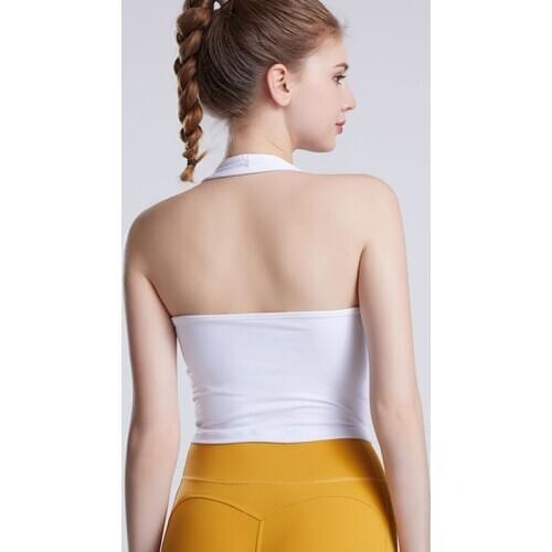 Sexy Vest Tap Inner Padded Sports Bra Women Sexy Gym Crop Top Running Yoga Vest Fitness Top Bra Workout Clothes active wear