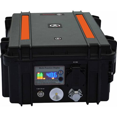 Solar System 2000W Portable Generator Lithium Battery MPPT Charger with Foldable Panel