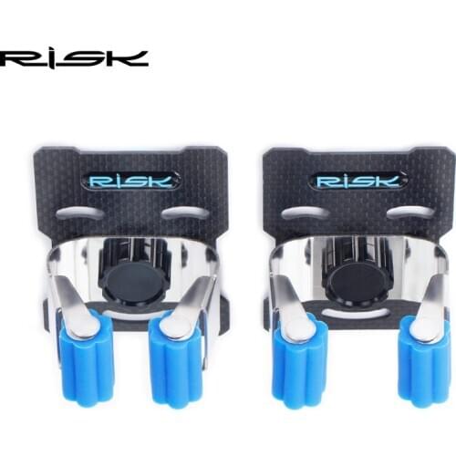 RISK RA113 Mountain Road Bike Bicycle Parking Rack Parking Buckle Portable Punch Free Bicycle Hanger Indoor Vertical Support