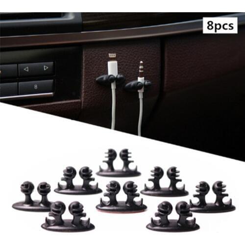 8pcs universal multi-function data cable clip for Audi A1 A2 A3 A4 A5 A6 A7 A8 Q2 Q3 Q5 Q7 S3 S4 S5 S6 S7 S8 TT TTS RS3-RS6
