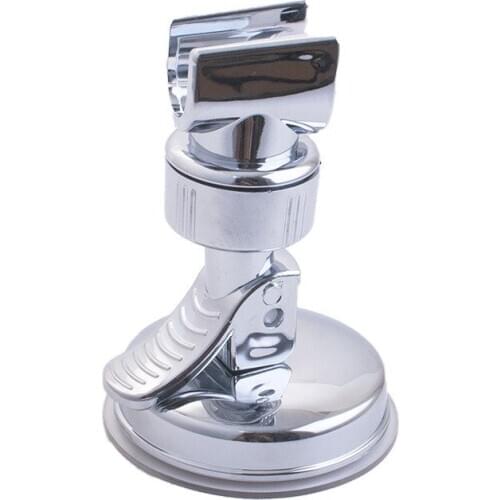 Universal Adjustable Hand Shower holder Suction cup holder Full Plating Shower Rail Head Holder Bathroom Bracket stable