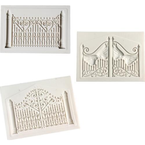 Fence Baking Mold Fondant Cake Tool Chocolate Candy Cookies Pastry Moulds Cake Decorating Tools