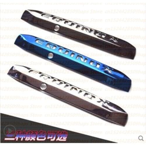 Stainless steel TAIL BRAKE LIGHTS STOP LAMP COVER MOLDING CAR STYLING ACCESSORIES FOR 2017 2018 CHEVROLET EQUINOX Car sticker