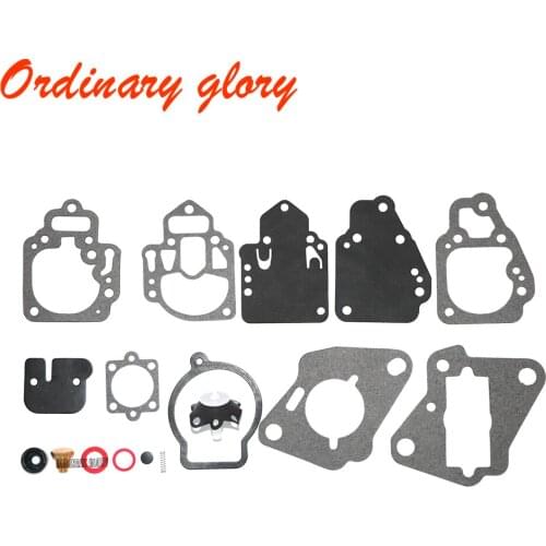 1395-9761-1 Carburetor Gasket and Diaphragm Kit for Mercury Many 6 8 9.9 10 15,20 & 25 HP